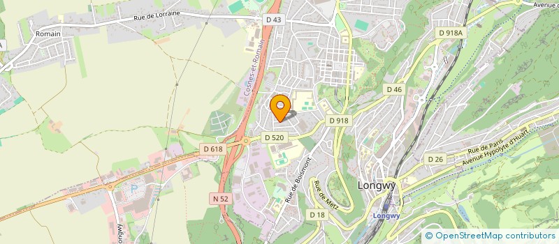 localisation de l'entreprise MADAME CLAIRE ROYER à LONGWY