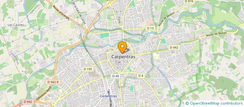 localisation de l'entreprise MADAME CLAIRE SABENCH  CARPENTRAS