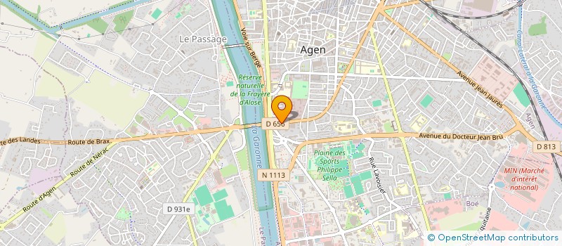 localisation de l'entreprise MADAME CLAIRE SACKSTETTER à AGEN