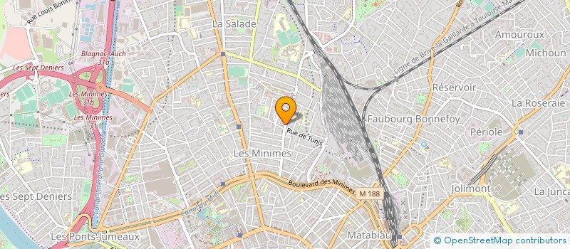 localisation de l'entreprise MADAME CLAIRE SAINT BLANCAT à TOULOUSE