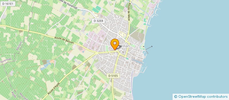 localisation de l'entreprise MADAME CLAIRE SALABERT à MARSEILLAN