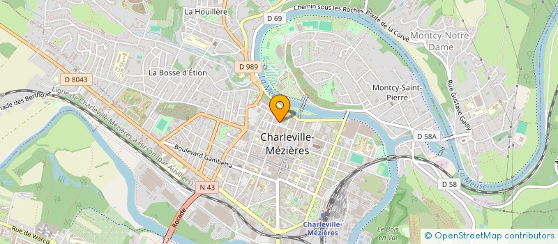 localisation de l'entreprise MADAME CLAIRE SALADIN à CHARLEVILLE-MEZIERES