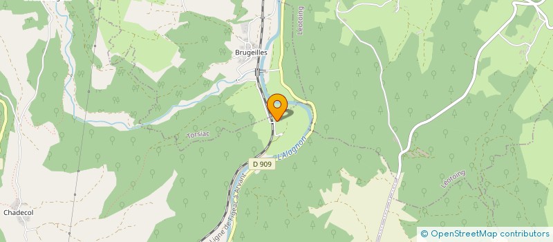 localisation de l'entreprise MADAME CLAIRE SALAVERT  BLESLE