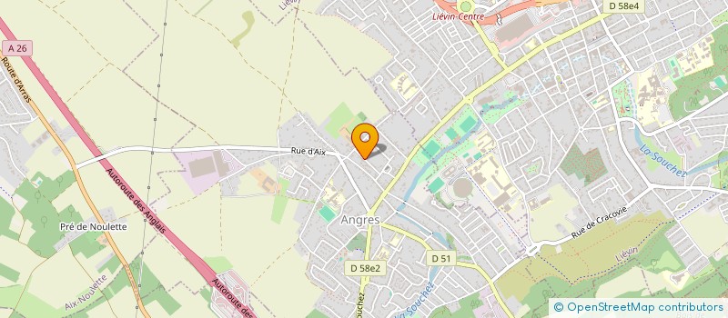 localisation de l'entreprise MADAME CLAIRE SALEMBIEN à ANGRES