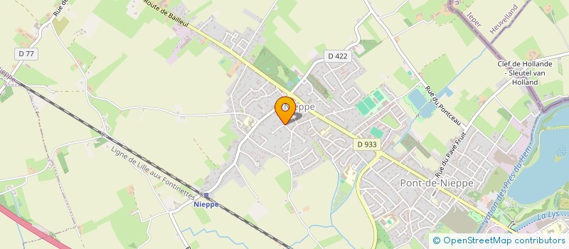 localisation de l'entreprise MADAME CLAIRE SALEMBIER  NIEPPE