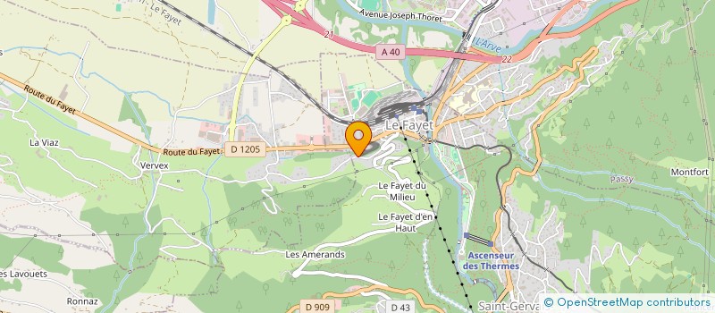 localisation de l'entreprise MADAME CLAIRE SALOMON  SAINT-GERVAIS-LES-BAINS