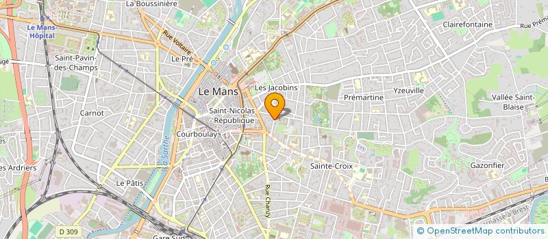 localisation de l'entreprise MADAME CLAIRE SALONNE  LE MANS