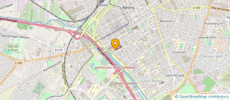 localisation de l'entreprise MADAME CLAIRE SALVETTI  REIMS