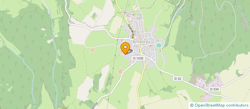 localisation de l'entreprise MADAME CLAIRE SALVI  AMANCEY