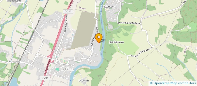 localisation de l'entreprise MADAME CLAIRE SALVIGNOL  LE FAUGA