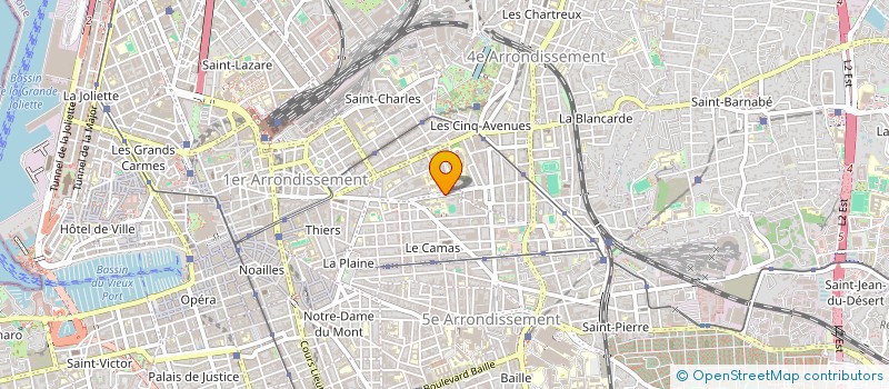 localisation de l'entreprise MADAME CLAIRE SAMBUC  MARSEILLE
