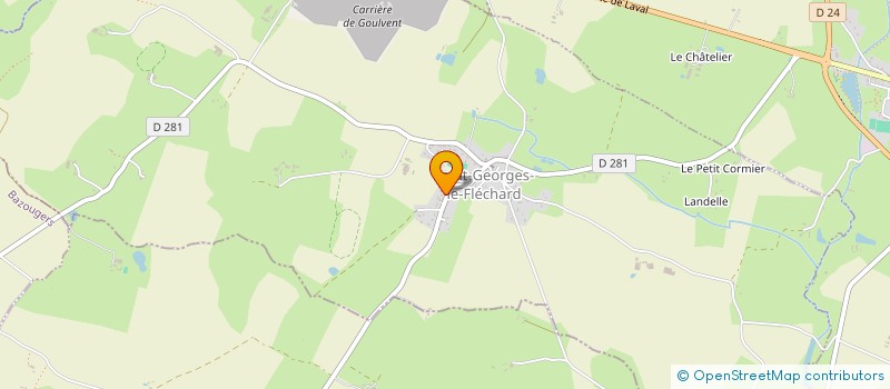 localisation de l'entreprise MADAME CLAIRE SAMSON  SAINT-GEORGES-LE-FLECHARD