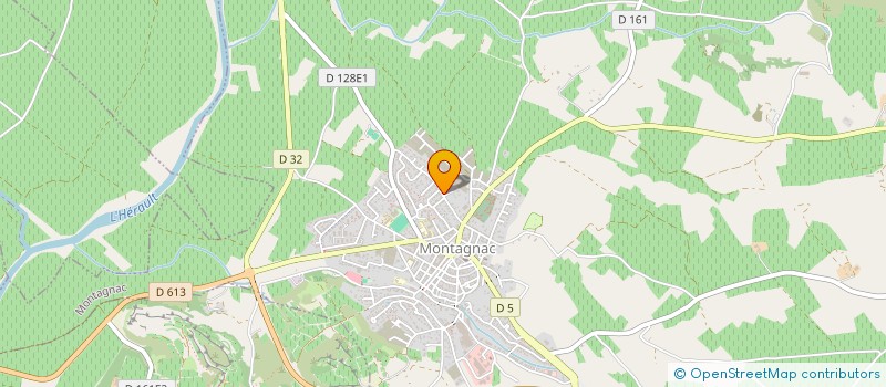 localisation de l'entreprise MADAME CLAIRE SANCHEZ à MONTAGNAC