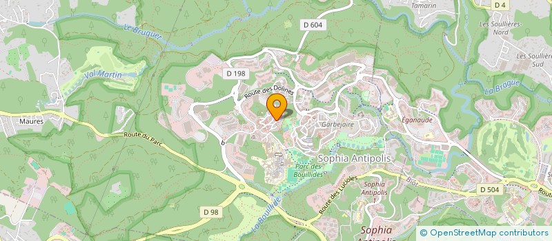 localisation de l'entreprise MADAME CLAIRE SANNER  VALBONNE