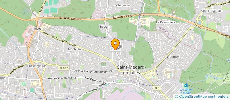 localisation de l'entreprise MADAME CLAIRE SANROMA  SAINT-MEDARD-EN-JALLES