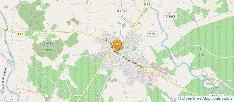 localisation de l'entreprise MADAME CLAIRE SANT  ROUJAN