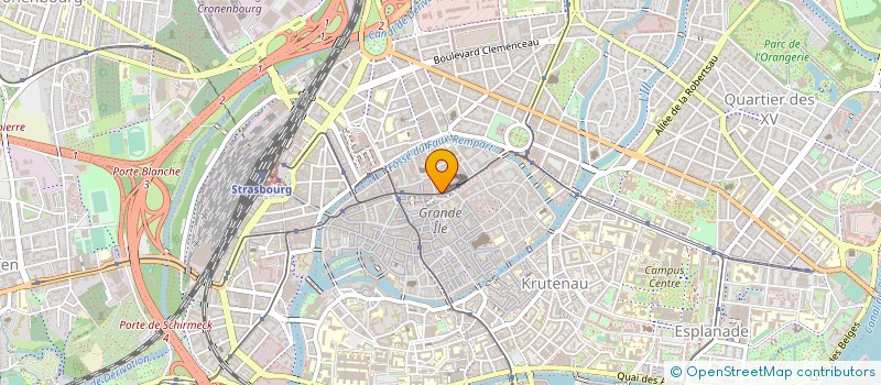 localisation de l'entreprise MADAME CLAIRE SANYAS à STRASBOURG
