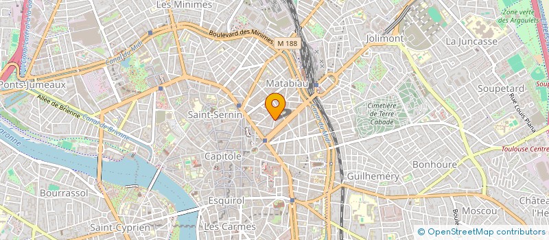 localisation de l'entreprise MADAME CLAIRE SARRADEL  TOULOUSE