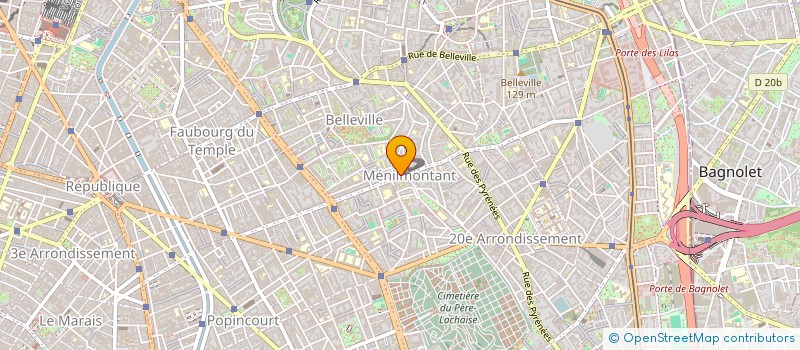 localisation de l'entreprise MADAME CLAIRE SARRAZIN  PARIS