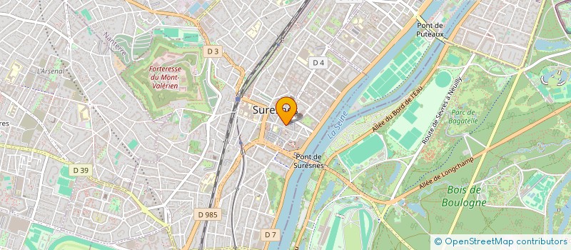 localisation de l'entreprise MADAME CLAIRE SARTORI à SURESNES