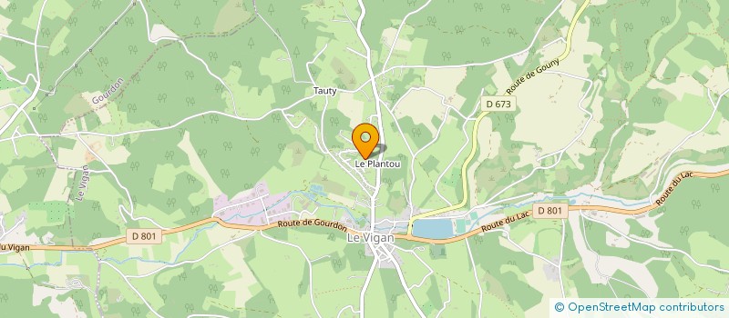 localisation de l'entreprise MADAME CLAIRE SAUNOIS  LE VIGAN