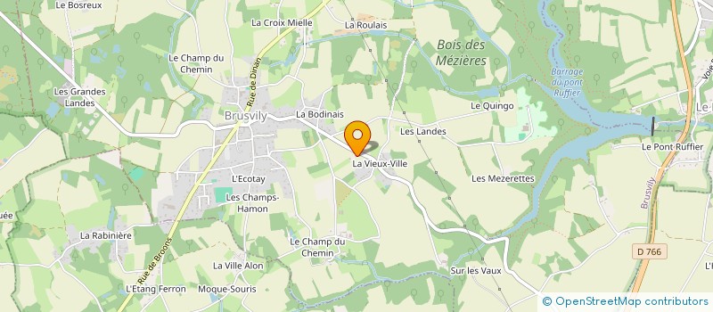 localisation de l'entreprise MADAME CLAIRE SAUVAGET  BRUSVILY