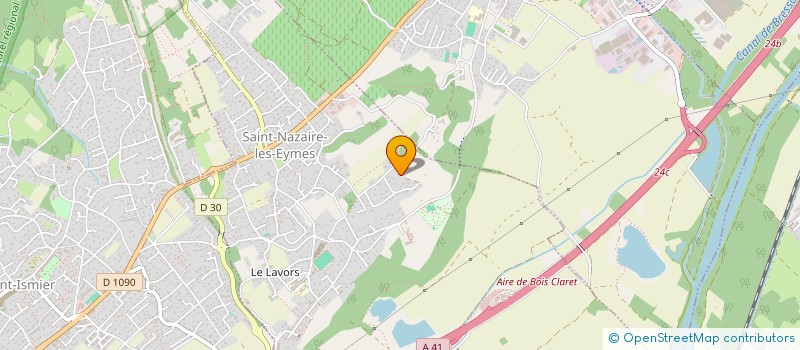 localisation de l'entreprise MADAME CLAIRE SAVARIAU  SAINT-NAZAIRE-LES-EYMES