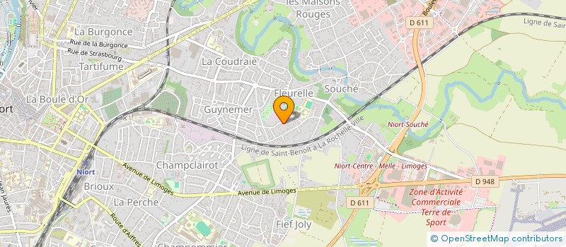 localisation de l'entreprise MADAME CLAIRE SAVARIAUD  NIORT