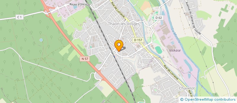 localisation de l'entreprise MADAME CLAIRE SAVIGNAC à THAON-LES-VOSGES