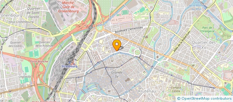 localisation de l'entreprise MADAME CLAIRE SAVOYEN à STRASBOURG
