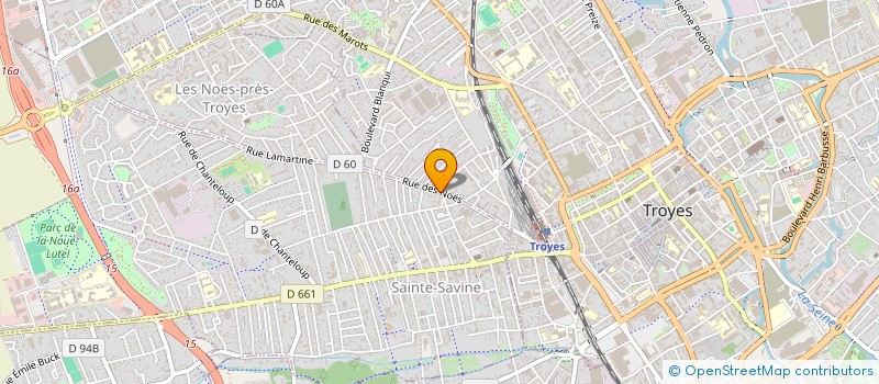 localisation de l'entreprise MADAME CLAIRE SAVOYINI  SAINTE-SAVINE