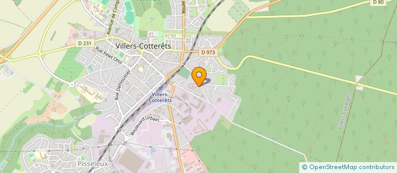 localisation de l'entreprise MADAME CLAIRE SCAT  VILLERS-COTTERETS