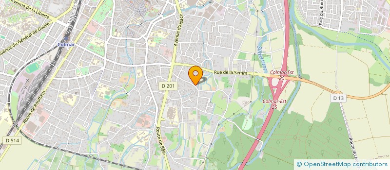 localisation de l'entreprise MADAME CLAIRE SCHNELL  COLMAR