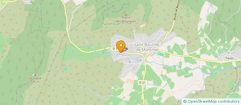 localisation de l'entreprise MADAME CLAIRE SCHULTZ  SAINT-BAUZILLE-DE-MONTMEL