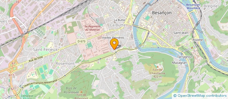 localisation de l'entreprise MADAME CLAIRE SECHTER à BESANCON