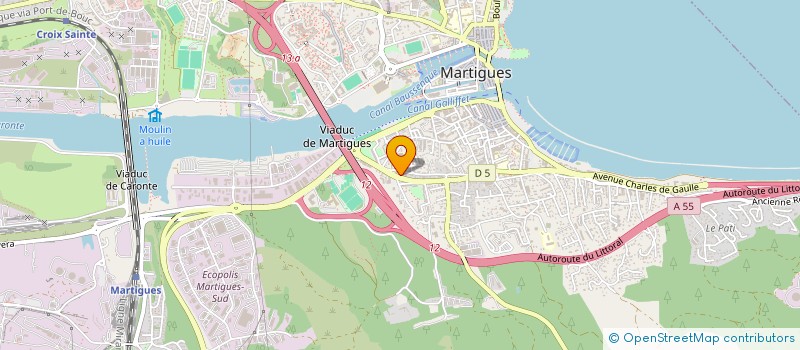 localisation de l'entreprise MADAME CLAIRE SEGUIN à MARTIGUES