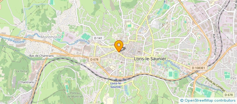 localisation de l'entreprise MADAME CLAIRE SEGUT  LONS-LE-SAUNIER