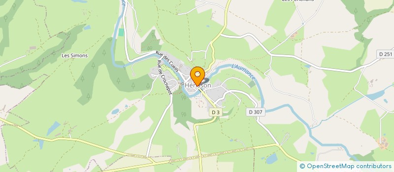 localisation de l'entreprise MADAME CLAIRE SERVOUZE à HERISSON