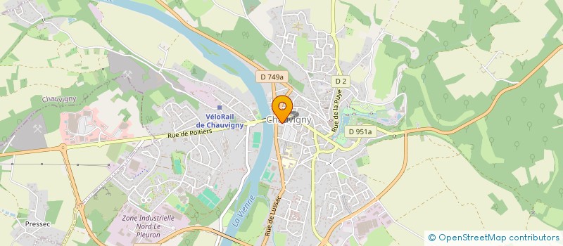 localisation de l'entreprise MADAME CLAIRE SERVOUZE à CHAUVIGNY