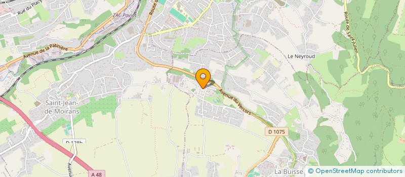 localisation de l'entreprise MADAME CLAIRE SEYMAT  LA BUISSE