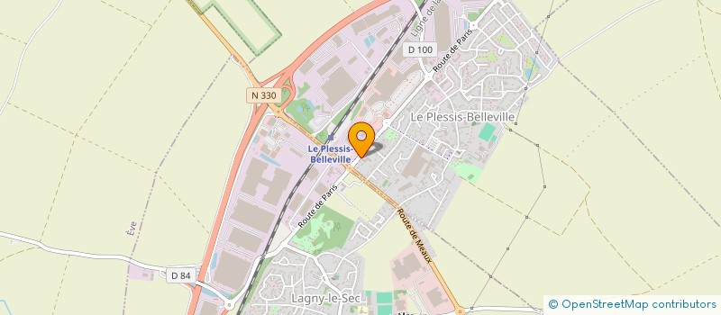 localisation de l'entreprise MADAME CLAIRE SIMON  LE PLESSIS-BELLEVILLE