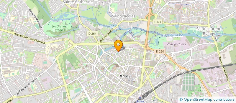 localisation de l'entreprise MADAME CLAIRE SLOPIEN à ARRAS