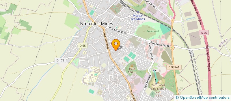 localisation de l'entreprise MADAME CLAIRE SMAL  NUX-LES-MINES