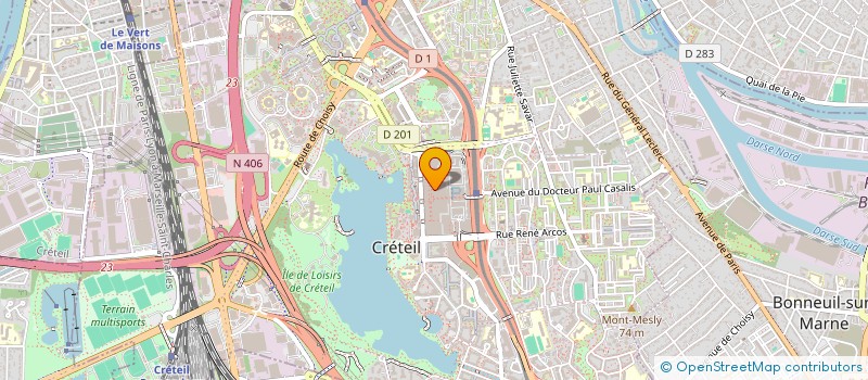 localisation de l'entreprise MADAME CLAIRE SOMA  CRETEIL