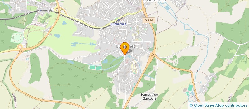 localisation de l'entreprise MADAME CLAIRE SOMBSTAY  LUZARCHES