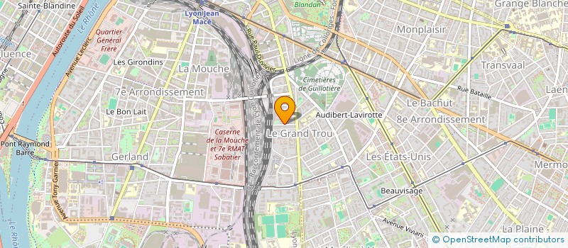 localisation de l'entreprise MADAME CLAIRE SOPHIE BEAUNE à LYON