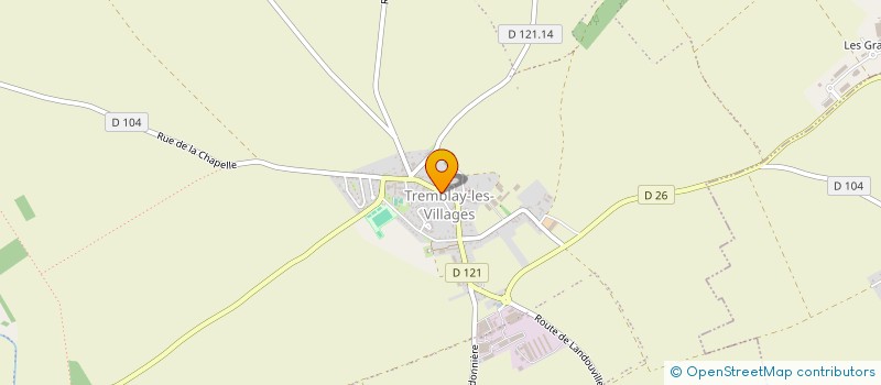 localisation de l'entreprise MADAME CLAIRE-SOPHIE DELONG à TREMBLAY-LES-VILLAGES