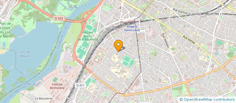 localisation de l'entreprise MADAME CLAIRE SORIN  ANGERS