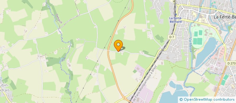 localisation de l'entreprise MADAME CLAIRE SOUCHAY  LA FERTE BERNARD