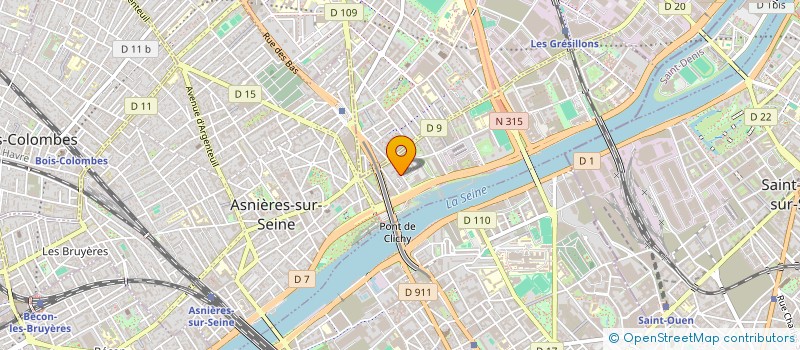 localisation de l'entreprise MADAME CLAIRE SOUCHET à ASNIERES-SUR-SEINE